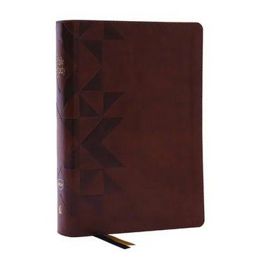 Nkjv, the Bible Study Bible, Leathersoft, Brown, Comfort Print: A Study Guide for Every Chapter of the Bible