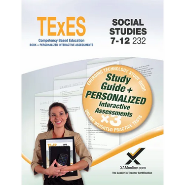 TExES Social Studies 7-12 232 Book + Online