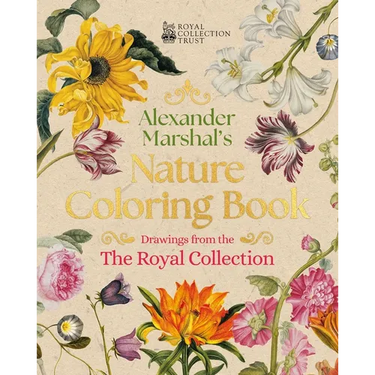 Alexander Marshal's Nature Coloring Book: Drawings from the Royal Collection