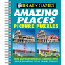 Brain Games - Picture Puzzles: Amazing Places - How Many Differences Can You Spot While Boosting Your Travel Trivia?