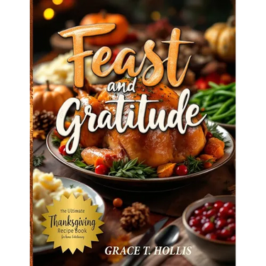 Feast and Gratitude: Classic Recipe Book for Thanksgiving, Easy Holiday Dinner Party Ideas, and Must-Haves for Hosting a Memorable Feast