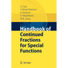 Handbook of Continued Fractions for Special Functions
