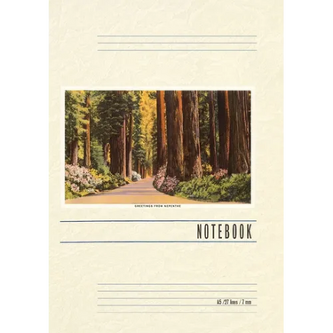 Vintage Lined Notebook Greetings from Nepenthe