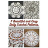 7 Beautiful and Easy Doily Crochet Patterns: Simple Crochet Doily for Beginners