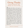 Giving Thanks: Rediscovering the Heart of Gratitude