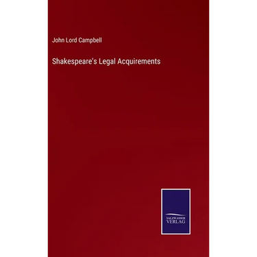 Shakespeare's Legal Acquirements