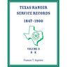 Texas Ranger Service Records, 1847-1900, Volume 3, H-K