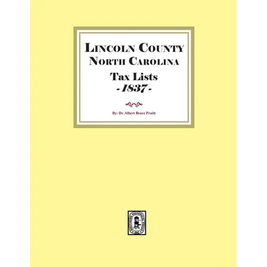 Lincoln County, North Carolina Tax Lists, 1837