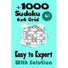 Sudoku book +1000 grid with solution - Easy to Expert sudoku puzzles for adult