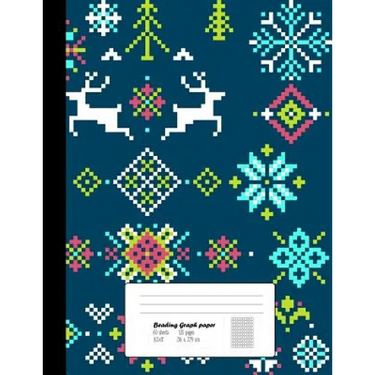 Beading Graph Paper: 8.5x11 Graph Paper for Design Beading Pattern- Beading on a Loom- Peyote Stitch Bead work, Bead Jewelry Bracelet /120 pages