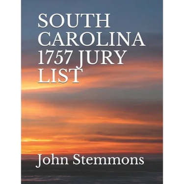 South Carolina 1757 Jury List