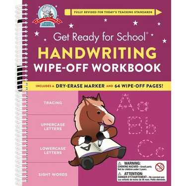Get Ready for School: Handwriting Wipe-Off Workbook