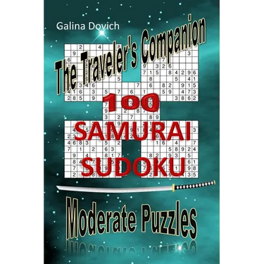 The Traveler's Companion: 100 SAMURAI SUDOKU Moderate Puzzles
