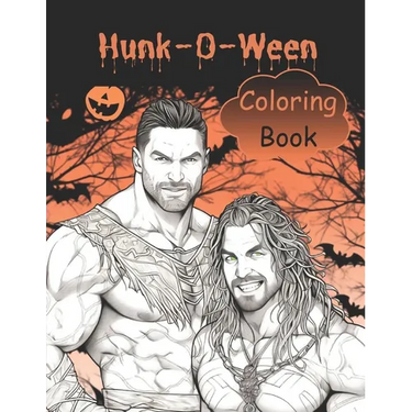 Hunk-O-Ween Coloring Book: Adult Level - Sensational Men Unveiled in Ink