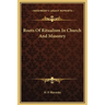 Roots Of Ritualism In Church And Masonry