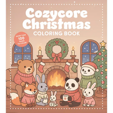 Cozycore Christmas Coloring Book: Celebrate the Season with Everything Cute and Cozy!