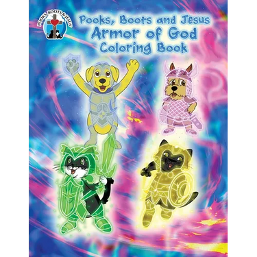 Pooks, Boots and Jesus Armor of God Coloring Book