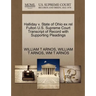 Halliday V. State of Ohio Ex Rel Fulton U.S. Supreme Court Transcript of Record with Supporting Pleadings