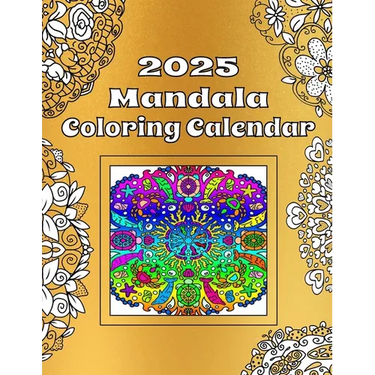 2025 Mandala Coloring Calendar