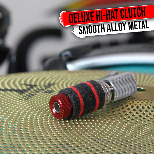 GRIFFIN Hi-Hat Clutch Mount Deluxe Version | Alloy Metal Speed Threads | Universal Cymbal Holder by GeekStands.com