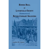 Honor Roll of Litchfield County, Connecticut Revolutionary Soldiers