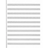 74. Spiral Book: 10-Stave: Passantino Manuscript Paper