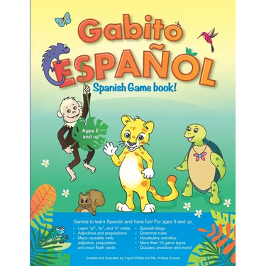 Gabito Español Bilingual Spanish Game Book: Reusable Games and Activities for Ages 6 and Up