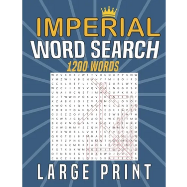 Imperial words search large print: Word search grid with 1200 Words for searching, book Gift for adults or teens