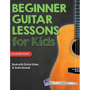 Beginner Guitar Lessons for Kids Book with Online Video and Audio Access