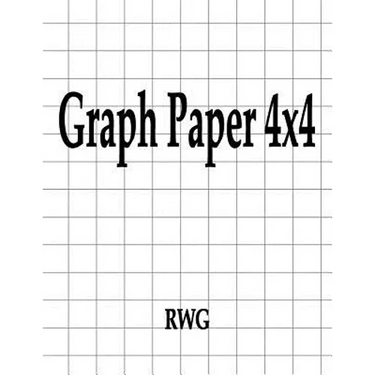 Graph Paper 4x4: 200 Pages 8.5" X 11"