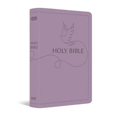 KJV Holy Bible: Deluxe Gift Bible - Lilac Dove: King James Version Bible, Ribbon Marker, Red Letter Edition, Readable Type