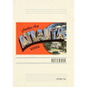Vintage Lined Notebook Greetings from Atlanta