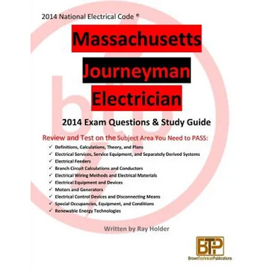 Massachusetts 2014 Journeyman Electrician Study Guide