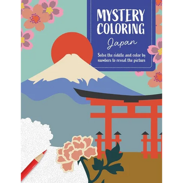 Mystery Coloring Japan: Solve the Riddle and Color by Numbers to Reveal the Picture