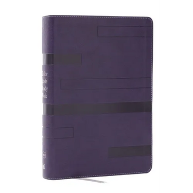 Color Code Study Bible, Revealing God's Truth Color by Color (Nkjv, Purple Leathersoft, Red Letter, Thumb Indexed)