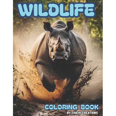 Wildlife Coloring Book: Beautiful Wildlife Scenes with Wild Animals, Mammals, Birds, Marine Animals, Reptiles and Insects. Coloring Book for C