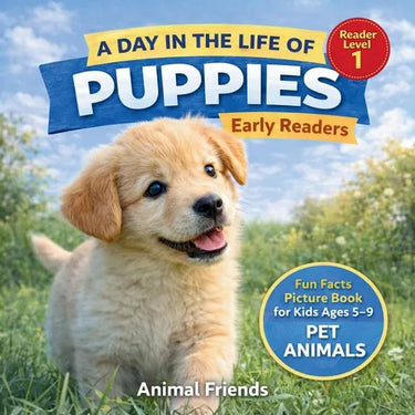 Puppies: Fun Facts Nonfiction Picture Book for Early Readers, Classrooms, and Homeschool Kids Ages 5-9