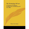 The Technology Of Law: A Condensus Of Maxims, Leading Cases, And Elements Of Law (1893)