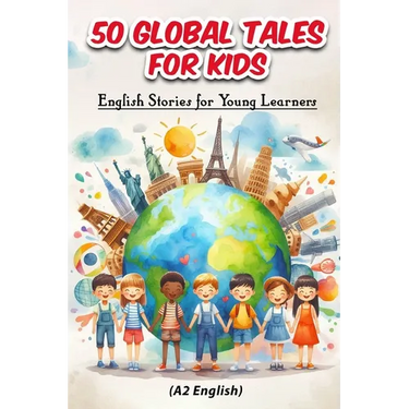 50 Global Tales for Kids: English Stories for Young Learners (A2 English): Explore Cultures, Learn English: 50 Engaging Short Stories for Kids Ages 6-