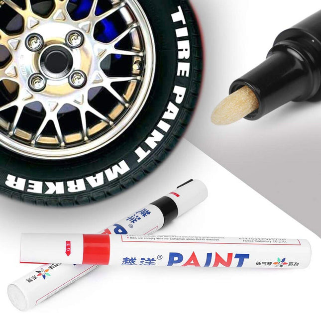 6PC White Paint Pen Marker Waterproof Permanent Car Tire Lettering _mkpt4 #ns23 by Js House