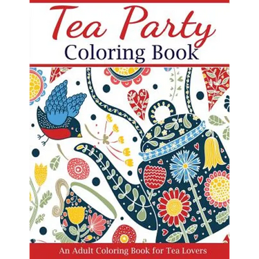 Tea Party Coloring Book