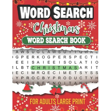 Christmas word search books for adults large print: Christian Christmas word search puzzle books for adults hard