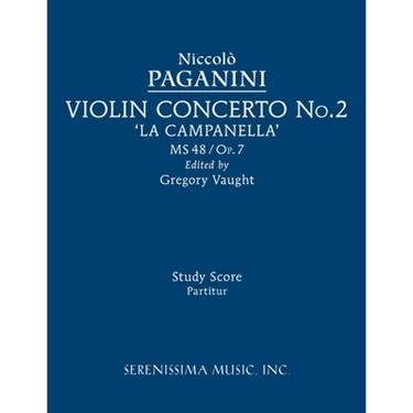 Violin Concerto No.2, MS 48: Study score