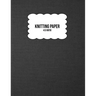 Knitting Paper: Grid Rectangle Shape For Better Stitches Chart Pattern Design And Planning - 4:5 Ratio - Grey Woven (8.5" x 11" Size)