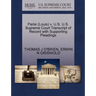 Parisi (Louis) V. U.S. U.S. Supreme Court Transcript of Record with Supporting Pleadings