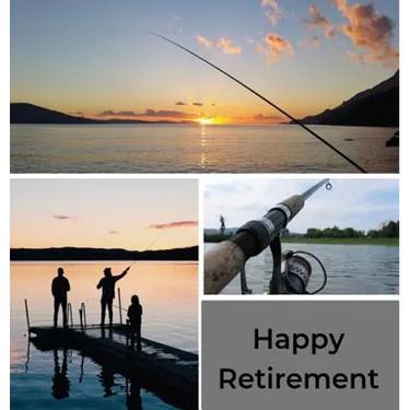 Fishing Retirement Guest Book (Hardcover): Retirement book, retirement gift, Guestbook for retirement, message book, memory book, keepsake, fishing re