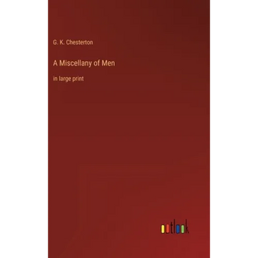 A Miscellany of Men: in large print