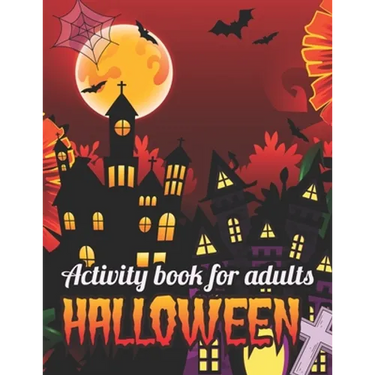Halloween activity books for Adults