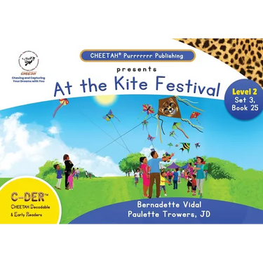 C-DER (Cheetah decodable & early readers) Set3, book25. At the kite festival