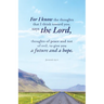 Graduation Bulletin: A Future (Package of 100): Jeremiah 29:11 (Nkjv)
